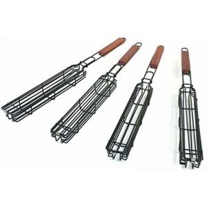 SNQ - 4pc - Stainless Steel - Nonstick - Grill Baskets SNQ - 4pc - Stainless Steel - Nonstick - Grill Baskets
