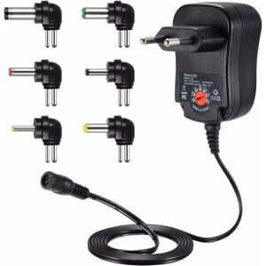 SNQ - Universal 3-12V 12W - Voltage 3-12V - 6 tips - Power adapter SNQ - Universal 3-12V 12W - Voltage 3-12V - 6 tips - Power adapter