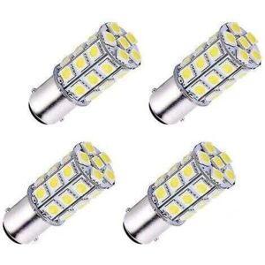 SNQ - BA15D 5050 27SMD - Super White 6000K - 4-pcs - LED bulb SNQ - BA15D 5050 27SMD - Super White 6000K - 4-pcs - LED bulb