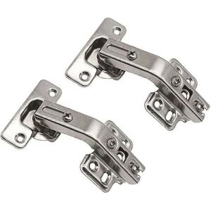 SNQ 135° folding cabinet hinge - 2-pack silver cabinet hinge SNQ 135° folding cabinet hinge - 2-pack silver cabinet hinge
