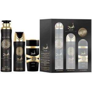 Lattafa Asad - Set de Parfum cu 3 Produse Lattafa Asad - Set de Parfum cu 3 Produse