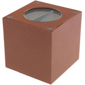 Lucande - Modern Outdoor Wall Light Jarno Rustic Brown Aluminum - Wall Lamp Lucande - Modern Outdoor Wall Light Jarno Rustic Brown Aluminum - Wall Lamp