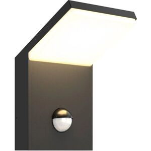Lucande Nevio Wall Lamp - Modern Gray Sensor Outdoor Light Lucande Nevio Wall Lamp - Modern Gray Sensor Outdoor Light
