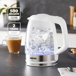 Geepas - 1.7L Illuminating Glass Electric Kettle Geepas - 1.7L Illuminating Glass Electric Kettle
