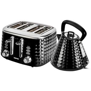Geepas Kettle & Toaster Set - Black Geepas Kettle & Toaster Set - Black
