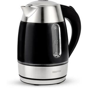 Geepas Electric Kettle - 2200W Rapid Boil - Black, Silver Geepas Electric Kettle - 2200W Rapid Boil - Black, Silver
