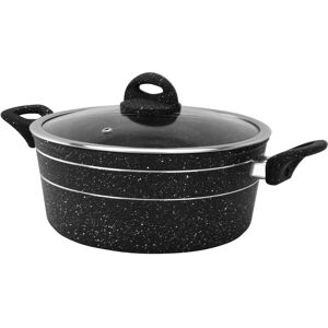 Royalford - Non Stick Casserole Pot - 26 cm - Glass Lid - Casserole Pot Royalford - Non Stick Casserole Pot - 26 cm - Glass Lid - Casserole Pot