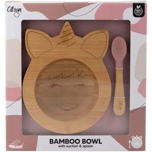 Ciotola di Bambù Unicorno Citron - 250 ml Set di stoviglie per bambini Ciotola di Bambù Unicorno Citron - 250 ml Set di stoviglie per bambini