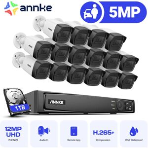 Annke - POE 5MP 16ch - Visión Nocturna - Sistema de Seguridad Annke - POE 5MP 16ch - Visión Nocturna - Sistema de Seguridad