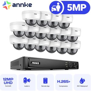 Annke - Kit NVR PoE de 16 Canales - Acceso Remoto - Sistema de Cámaras Annke - Kit NVR PoE de 16 Canales - Acceso Remoto - Sistema de Cámaras