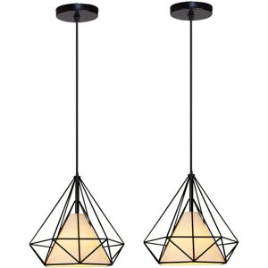 Hight-Quality Vintage Industrial Pendant Light Set - Black Hight-Quality Vintage Industrial Pendant Light Set - Black