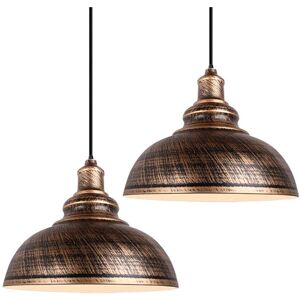 Hobbyist Industrial Pendant Lamp Set - E27 Metal Adjustable Cables Hobbyist Industrial Pendant Lamp Set - E27 Metal Adjustable Cables