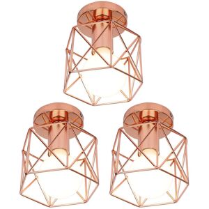 Hight-Quality Vintage Industrial Ceiling Lamp - E27 Rose Gold Hight-Quality Vintage Industrial Ceiling Lamp - E27 Rose Gold