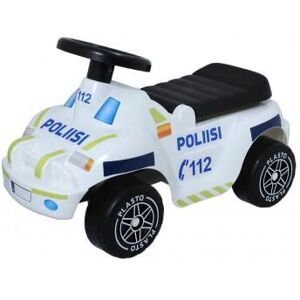 Plasto Ajoneuvo - Maastoauto poliisiauto, pehmeät ja hiljaiset renkaat, suomalainen laatu Plasto Ajoneuvo - Maastoauto poliisiauto, pehmeät ja hiljaiset renkaat, suomalainen laatu