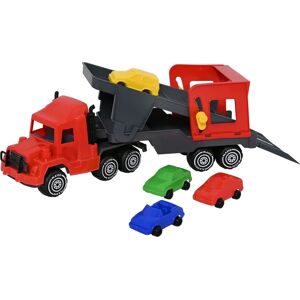 Plasto Autokuljetin - 47cm Kestävä Lelut Plasto Autokuljetin - 47cm Kestävä Lelut
