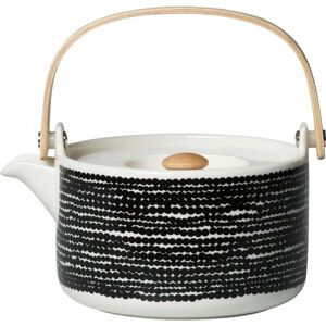 Marimekko Oiva/Siirtolapuutarha Tekanne - 7dl Hvit/Svart Marimekko Oiva/Siirtolapuutarha Tekanne - 7dl Hvit/Svart