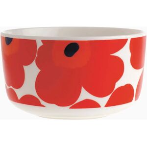 Marimekko Unikko Skål - 5 dl Rød Keramik Marimekko Unikko Skål - 5 dl Rød Keramik