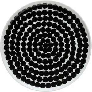 Marimekko - Assiette à dessert - Noir et blanc - 20cm - Assiette de dessert - Publicité Marimekko - Assiette à dessert - Noir et blanc - 20cm - Assiette de dessert - Publicité