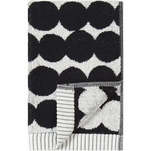 Marimekko Räsymatto Gästetuch - 30x50cm - Schwarz Marimekko Räsymatto Gästetuch - 30x50cm - Schwarz