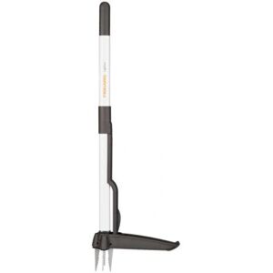 Weeder Blanc de Fiskars - Outil de Jardin Ergonomique pour Racines Profondes - Publicité Weeder Blanc de Fiskars - Outil de Jardin Ergonomique pour Racines Profondes - Publicité