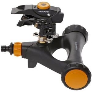 Arroseur Fiskars - Métal, avec roues, 26m Arroseur Fiskars - Métal, avec roues, 26m