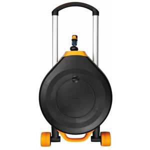 Fiskars 1025933 Enrouleur de Tuyau - Automatique, Noir, Orange - Publicité Fiskars 1025933 Enrouleur de Tuyau - Automatique, Noir, Orange - Publicité