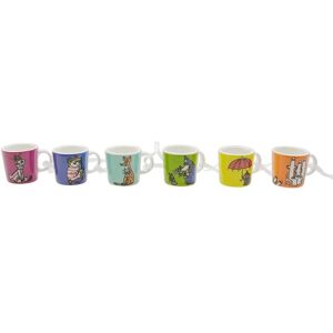 Arabia Moomin 6 pièces Mini Tasses Design Classique Tove Jansson - Publicité Arabia Moomin 6 pièces Mini Tasses Design Classique Tove Jansson - Publicité