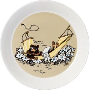 Moomin Arabia - Modell Piisamirotta - Beige Tallerken 19cm Moomin Arabia - Modell Piisamirotta - Beige Tallerken 19cm