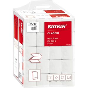 KATRIN Recycling-Papiertücher - 2-lagig Zick-Zack-Falz - 4000 Blatt KATRIN Recycling-Papiertücher - 2-lagig Zick-Zack-Falz - 4000 Blatt