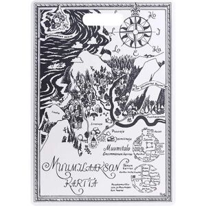 Muurla Muminki The Map Skärbräda 30x43 cm Muurla Muminki The Map Skärbräda 30x43 cm