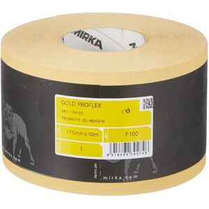 MIRKA Gold Flex Sandpapper 115x50mm - Flexibel, Aluminiumsoxid MIRKA Gold Flex Sandpapper 115x50mm - Flexibel, Aluminiumsoxid