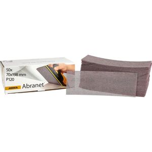 Mirka Schleifpapier - Abranet P120 - 70x198mm - 50 Blatt Mirka Schleifpapier - Abranet P120 - 70x198mm - 50 Blatt