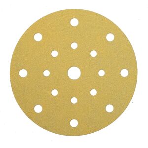 Carta abrasiva Mirka Gold 150mm Grip 17T - Per legno, metallo, primer Carta abrasiva Mirka Gold 150mm Grip 17T - Per legno, metallo, primer