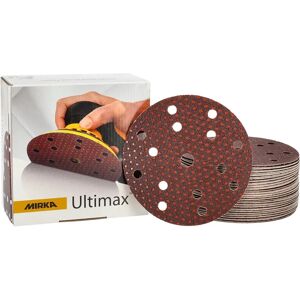 Mirka Ultimax Abrasive Disc - 150mm, Grain 60, Pack of 50 Mirka Ultimax Abrasive Disc - 150mm, Grain 60, Pack of 50