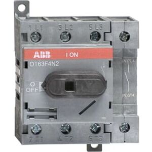 ABB OT63F4N2 4P Grey Switch - Main Distribution Switch ABB OT63F4N2 4P Grey Switch - Main Distribution Switch