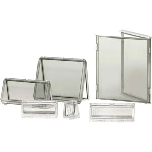 Couvercle en polycarbonate transparent Fibox gris clair - Type de coffret Couvercle en polycarbonate transparent Fibox gris clair - Type de coffret