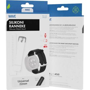 Bracelet Wave 22mm - Silicone durable, universel Bracelet Wave 22mm - Silicone durable, universel
