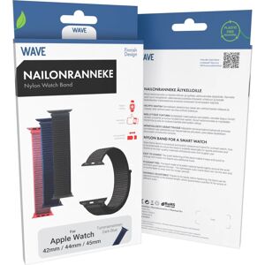 Bracelet en nylon Wave pour Apple Watch - Bleu foncé Bracelet en nylon Wave pour Apple Watch - Bleu foncé