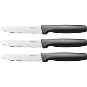 Fiskars 1057562 Ensemble de couteaux de cuisine - Acier inoxydable 3 pièces - Publicité Fiskars 1057562 Ensemble de couteaux de cuisine - Acier inoxydable 3 pièces - Publicité