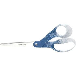 Ciseaux universels Fiskars - Édition limitée flocon de neige - 21cm - Publicité Ciseaux universels Fiskars - Édition limitée flocon de neige - 21cm - Publicité