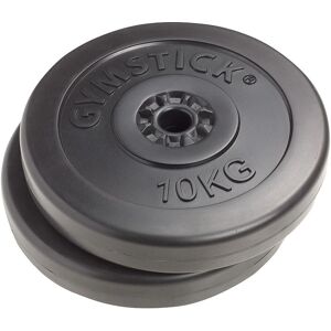 Gymstick Vinyl Plates - 2 X 10kg - Painolevyt Gymstick Vinyl Plates - 2 X 10kg - Painolevyt