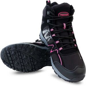Trekker Roosa Talvisaappaat - Liukumattomat, Lämmintä Turkisvuorta, Softshell Trekker Roosa Talvisaappaat - Liukumattomat, Lämmintä Turkisvuorta, Softshell