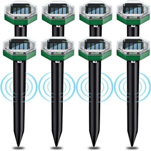 AIPERQ Ultrasonic Solar Mole Repeller 8pc IP65 Rodent repeller AIPERQ Ultrasonic Solar Mole Repeller 8pc IP65 Rodent repeller