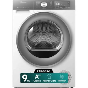 Hisense DH3S902BWCCA Asciugatrice pompa di calore - 9kg - Bianco - Frontale - Classe C Hisense DH3S902BWCCA Asciugatrice pompa di calore - 9kg - Bianco - Frontale - Classe C