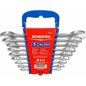 Workpro 9-delt sæt med åbne ender skruenøgler - Sæt med åbne nøgler Workpro 9-delt sæt med åbne ender skruenøgler - Sæt med åbne nøgler