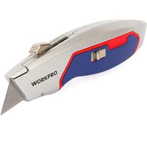 Cutter en aluminium moulé Workpro - 16,5x4,1x2,8 cm - Publicité Cutter en aluminium moulé Workpro - 16,5x4,1x2,8 cm - Publicité