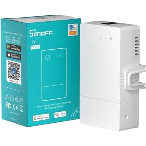 Sonoff Blanc THR320 Interrupteur WiFi Intelligent de Température et Humidité - 20A - Publicité Sonoff Blanc THR320 Interrupteur WiFi Intelligent de Température et Humidité - 20A - Publicité