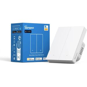 Sonoff M5-2C-80W Interruptor de Parede Inteligente - 2 Canais, para Rame Sonoff M5-2C-80W Interruptor de Parede Inteligente - 2 Canais, para Rame