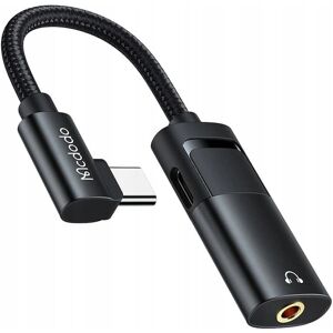 Mcdodo USB-C na AUX mini jack 3,5mm + adapter USB-C - Audio i Ładowanie Mcdodo USB-C na AUX mini jack 3,5mm + adapter USB-C - Audio i Ładowanie