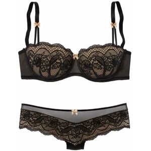 S.OLIVER Schwarzes Blumen-Spitzen-Set - Dessous S.OLIVER Schwarzes Blumen-Spitzen-Set - Dessous